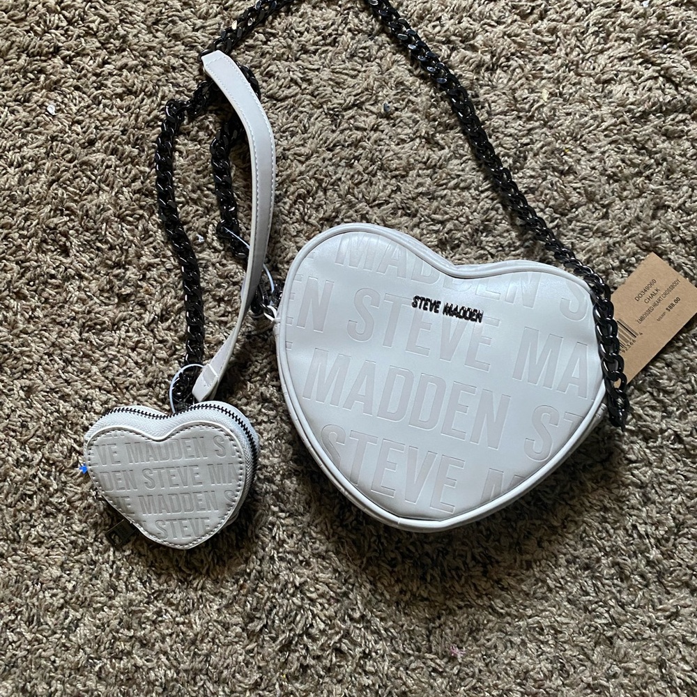 Steve Madden Heart-Shaped Crossbody Bag Set